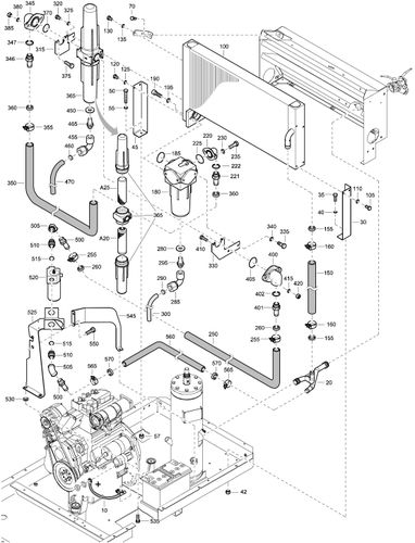 XAS47Dd(G) Aftercooler W Water Separator - Pd-Qd Filter & Lubricator