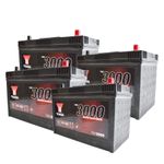 Heavy Duty Battery For JCB OEM: 729/10669 | Pack Of 4
