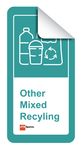 Mixed Recycling Label 200X400mm