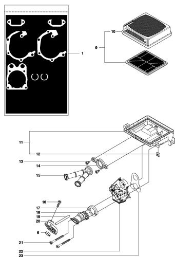 Gasket Crankcase (6 Holes)