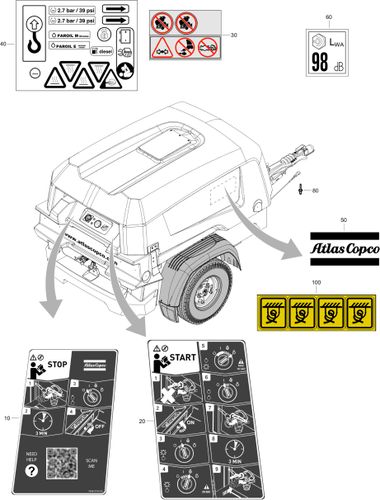 XAS68KD Markings 1611505131-05