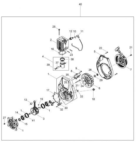 Wacker BS60-2Plus WM80 Engine Parts