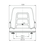 GS12 Plant Seat With Adjustable Backrest (HTL0170)