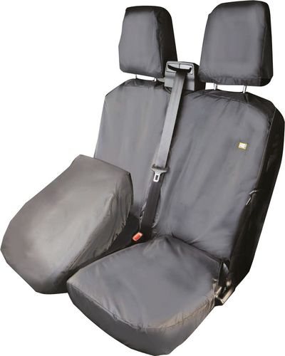 Transit Custom Passenger Seat Double - Black