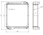 JCB Style Radiator OEM: 30/925545 (HTH2730)