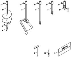 Spiral Earth Auger Bit 150mm