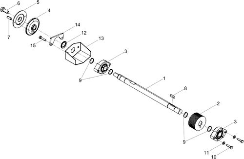 Wacker BFS1345AB Blade Shaft