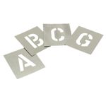 76mm Zinc Stencils Set Letters