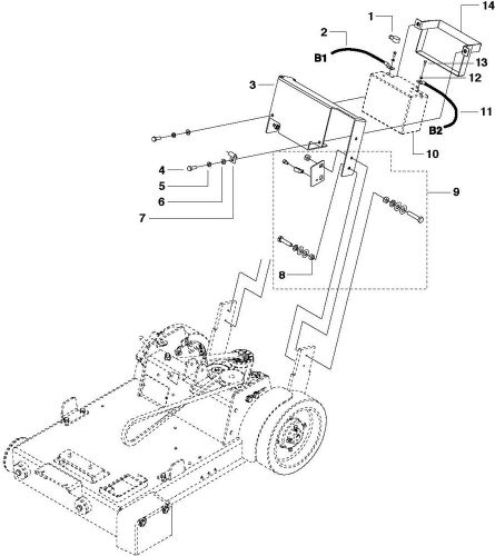 Husqvarna FS524 Battery & Covers