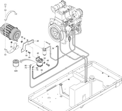 XAS90 Dd7 Additional Fuel Filter