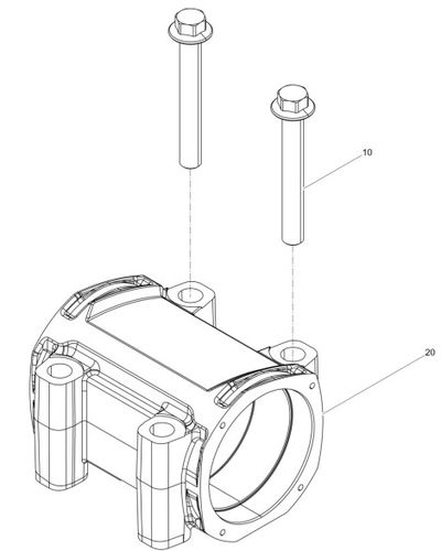 Wacker Neuson Bps1030B Exciter Housing