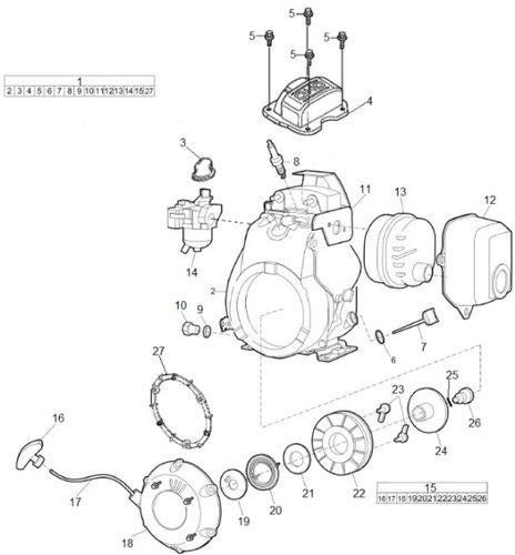 Atlas Copco LT5005 Engine Parts GXR120