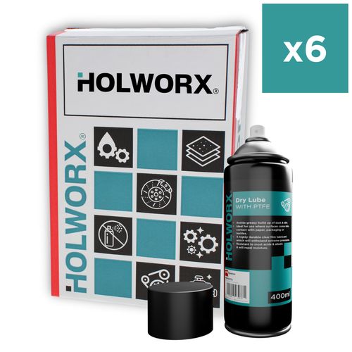 Holworx® Dry Lube With PTFE 400ml Aerosols | Box Of 6