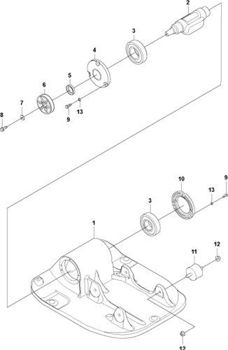 Husqvarna LF130 LT Ground Plate