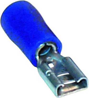 Blue Female Spade Crimp Terminals 4.8mm | 100 Pack