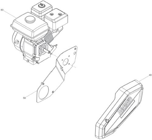 Wacker Neuson BPS1135Bw Engine Xr550