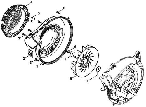 Stihl BG86C-E Fan Wheel & Housing