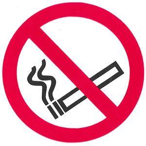 No Smoking Sign Self Adhesive