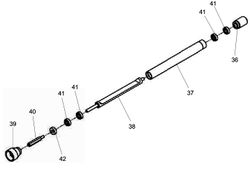 Cylinder Tap Nut (25mm)