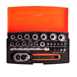 Bahco Socket Set 1/4"
