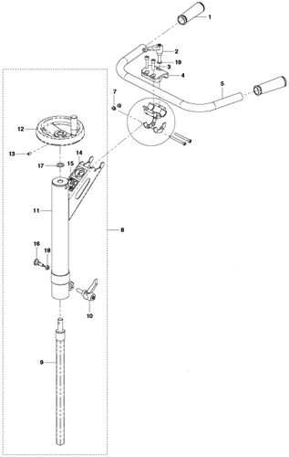 Husqvarna FS305 Handlebar Crank