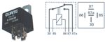 12 Volt 15/30 Amp Change-Over Relay 5 Pin