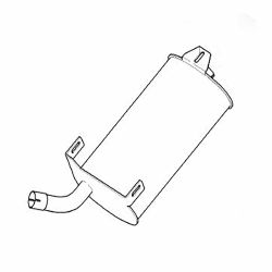 Terex Exhaust Silencer 1 Tonne OEM: 1595-1435 (HMP0380)