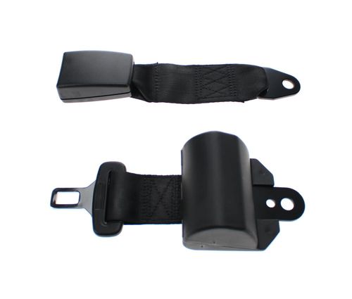 Seat Belt Retractable Black