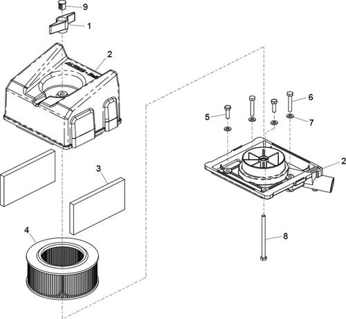 Belle RTX 60 Air Filter