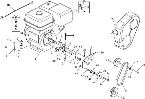 Belle Lightweight / Pro Tilt Manual Drive