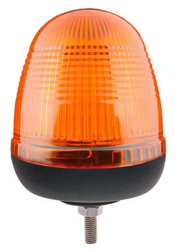Single Bolt Mount Amber LED Beacon