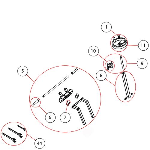 Clipper CS451 Handle Bar