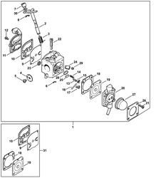 Throttle Shaft With Lever