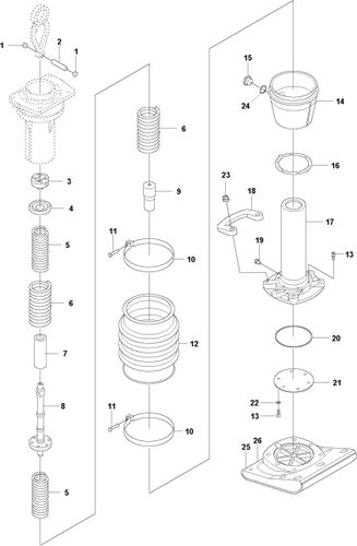 Husqvarna LT6005 Guide Leg