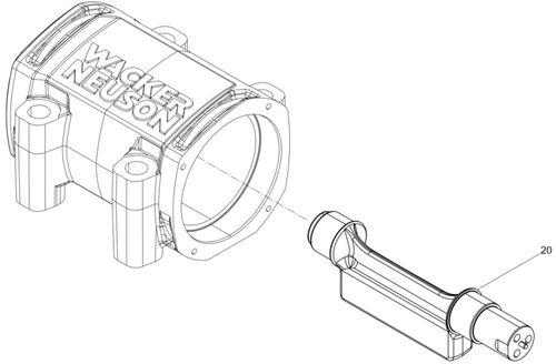 Wacker Neuson Bps1030B Exciter Shaft