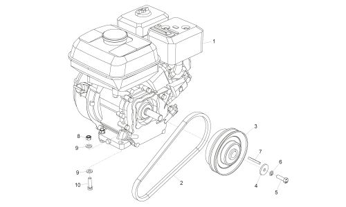 Belle PCLX 13/33 Engine & Drive Parts