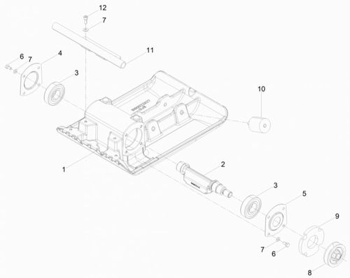 Wacker Neuson VP1135A Baseplate