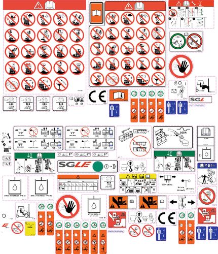 Skyjack Sj3219 Safety Decal Kit - 2014-2019