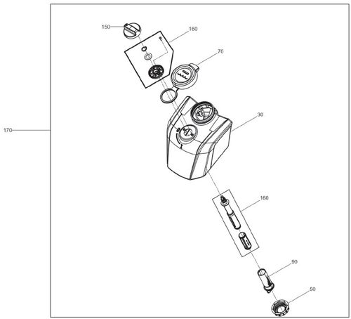 Wacker Neuson BPS1135Bw Water Tank