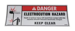 Decal - Danger Electric Hazard