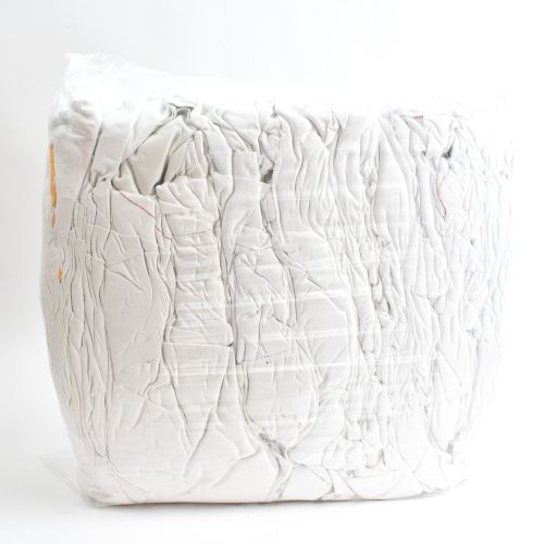 Rags - Cleaning Cloths White Cotton 10Kg Bag
