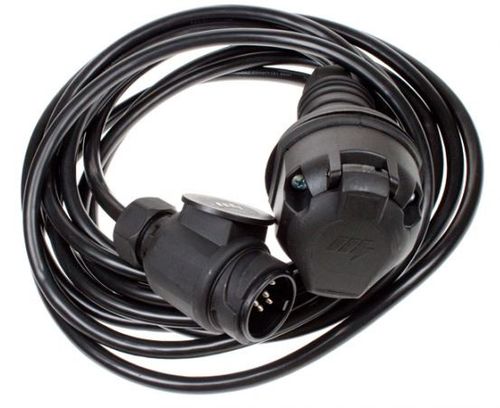 Trailer Extension Lead 8 Pin Plug To 13 Pin Socket M/F 6Mtr