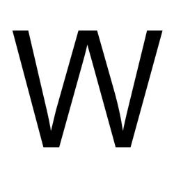 Letter  W Refill Characters Pack Of 20