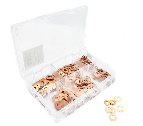 Imperial Copper Washers  | Assortment Box Of 300