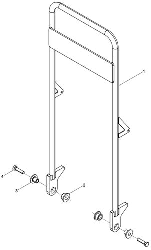 Wacker WP1540A Handlebar