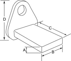 HARFORD TYPE SAFETY PINS