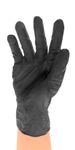 Black 'Ultra' Nitrile Gloves Medium 100Pk (HSP0188)