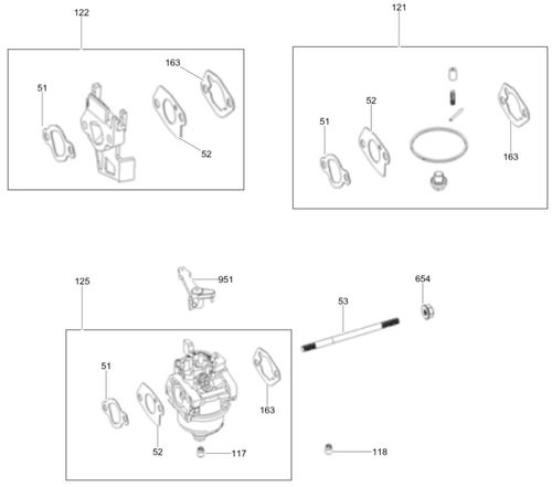 Wacker Neuson Bps1030B Engine Carburettor