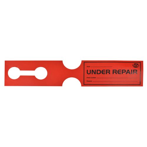 Plant Tag© Under Repair Labels - Red 100Pk