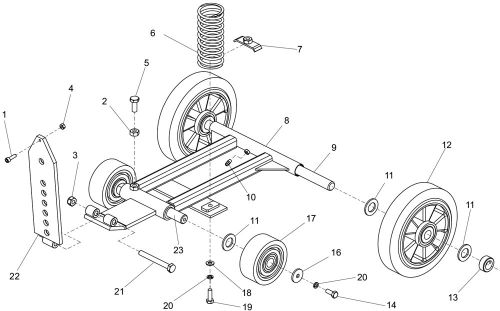 Belle Compact 350X Lifting Frame